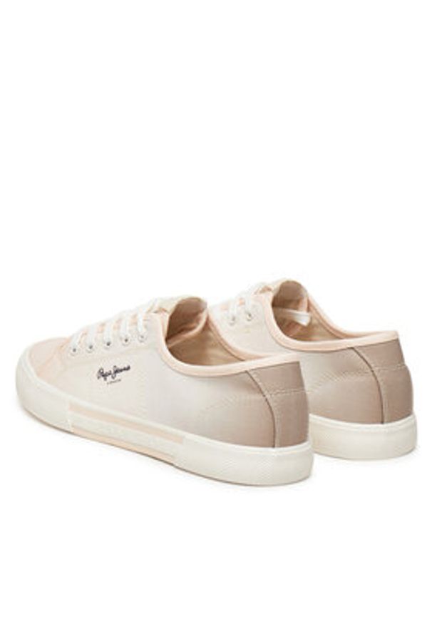 Pepe Jeans Tenisówki Brady Colors W PLS31600 Różowy. Kolor: różowy. Materiał: materiał