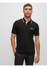 BOSS - Boss Polo Paddy Pro 50469102 Czarny Regular Fit. Typ kołnierza: polo. Kolor: czarny. Materiał: syntetyk, bawełna