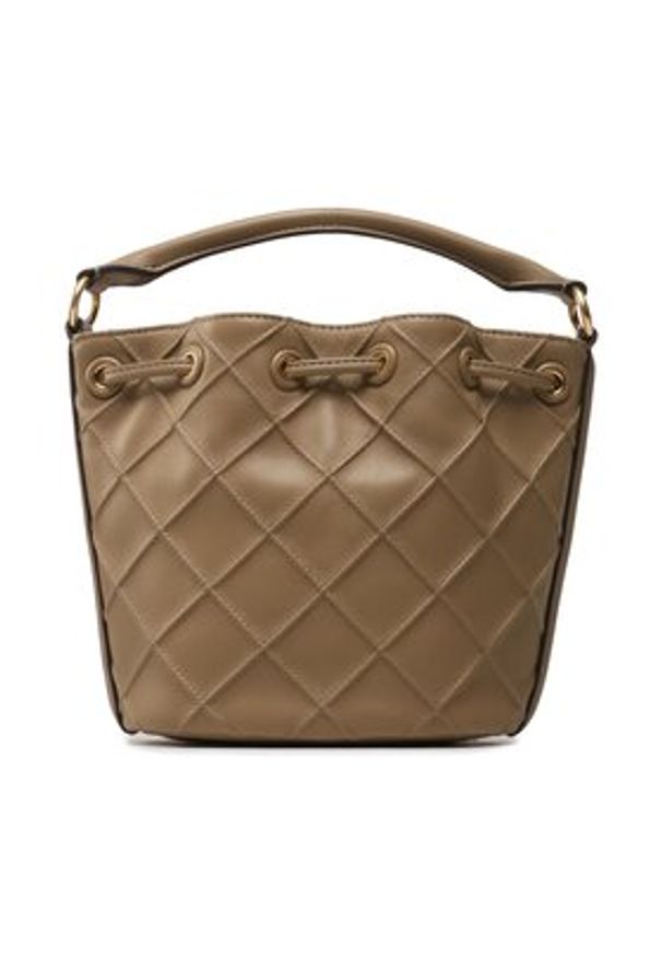 Tory Burch Torebka Fleming Soft Bucket Bag 142565 Brązowy. Kolor: brązowy. Materiał: skórzane