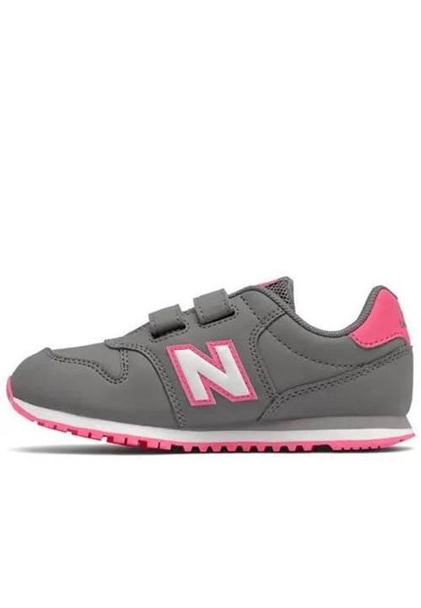 Buty do chodzenia dla dzieci New Balance 500. Zapięcie: sznurówki. Kolor: wielokolorowy, szary. Materiał: guma, materiał, tkanina, syntetyk. Szerokość cholewki: normalna. Sport: turystyka piesza