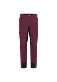 Vaude - Spodnie damskie VAUDE Qimsa Light Softshell. Kolor: czerwony, fioletowy, wielokolorowy. Materiał: softshell. Długość: długie. Sport: kolarstwo #1