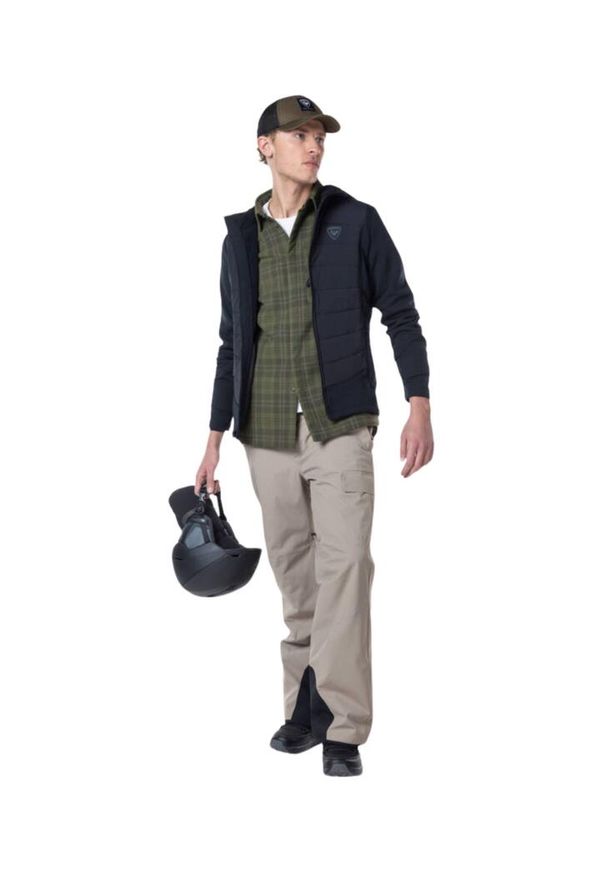 Bluza Rossignol męska Classique Hybrid Clim czarna. Kolor: czarny