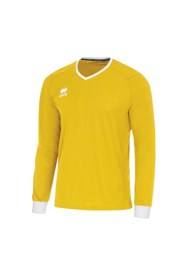 ERREA - Koszulka z długim rękawem Errea Lennox. Kolor: żółty, wielokolorowy, biały. Długość rękawa: długi rękaw. Długość: długie. Sport: piłka nożna