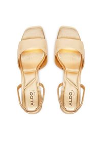 Aldo Sandały Andya 14295887 Złoty. Kolor: złoty. Materiał: skóra #5