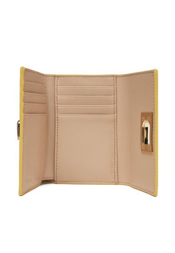 Furla Duży Portfel Damski 1927 WP00225 ARE000 3684S Żółty. Kolor: żółty. Materiał: skóra