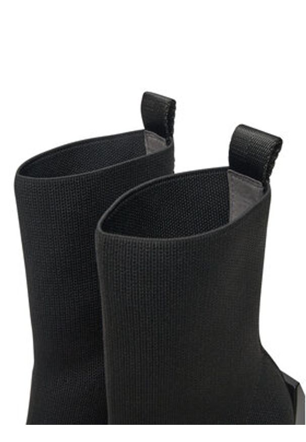United Nude Botki Gem Sock Hi 1087601117 Czarny. Kolor: czarny. Materiał: materiał