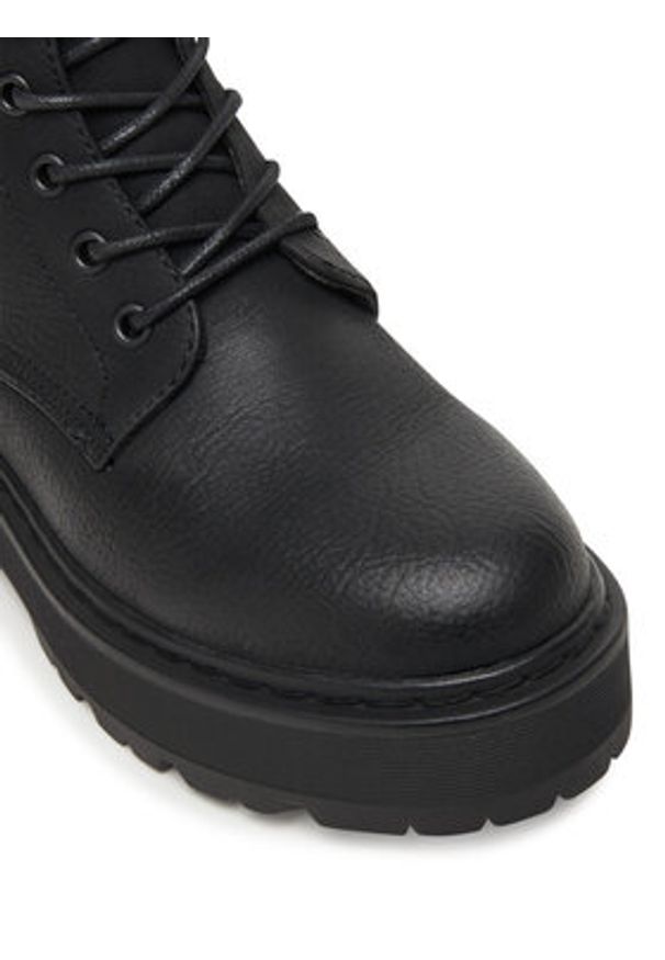 Replay - REPLAY Trapery Luisa GWL63 .000.C0086S Czarny. Kolor: czarny. Materiał: skóra