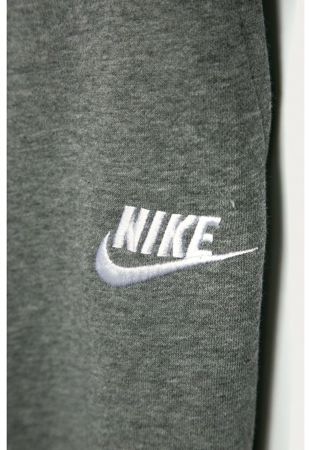 Nike Kids - Spodnie BV2720. Kolor: szary. Materiał: materiał