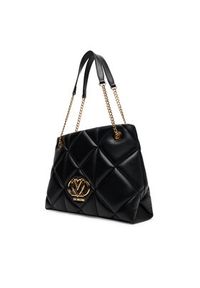 Love Moschino - LOVE MOSCHINO Torebka JC4040PP1NLC0000 Czarny. Kolor: czarny. Materiał: skórzane #4