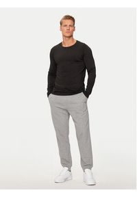 YSABEL MORA Longsleeve 70102 Czarny Slim Fit. Kolor: czarny. Materiał: syntetyk. Długość rękawa: długi rękaw