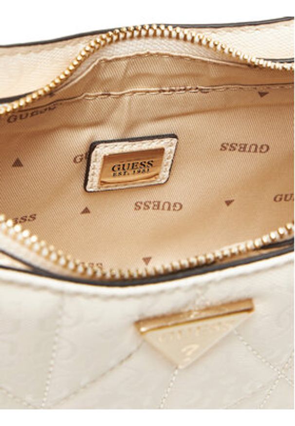 Guess Torebka Aldina HWGG96 63170 Biały. Kolor: biały. Materiał: skórzane