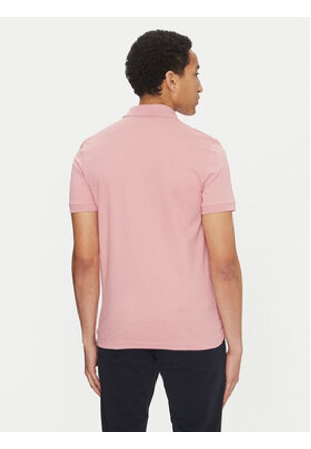 BOSS Polo Passenger 50507803 Różowy Slim Fit. Typ kołnierza: polo. Kolor: różowy. Materiał: bawełna
