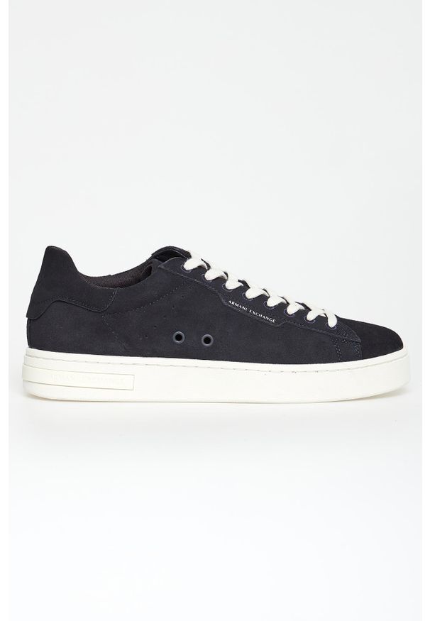 Armani Exchange - Sneakersy męskie zamszowe ARMANI EXCHANGE. Materiał: zamsz