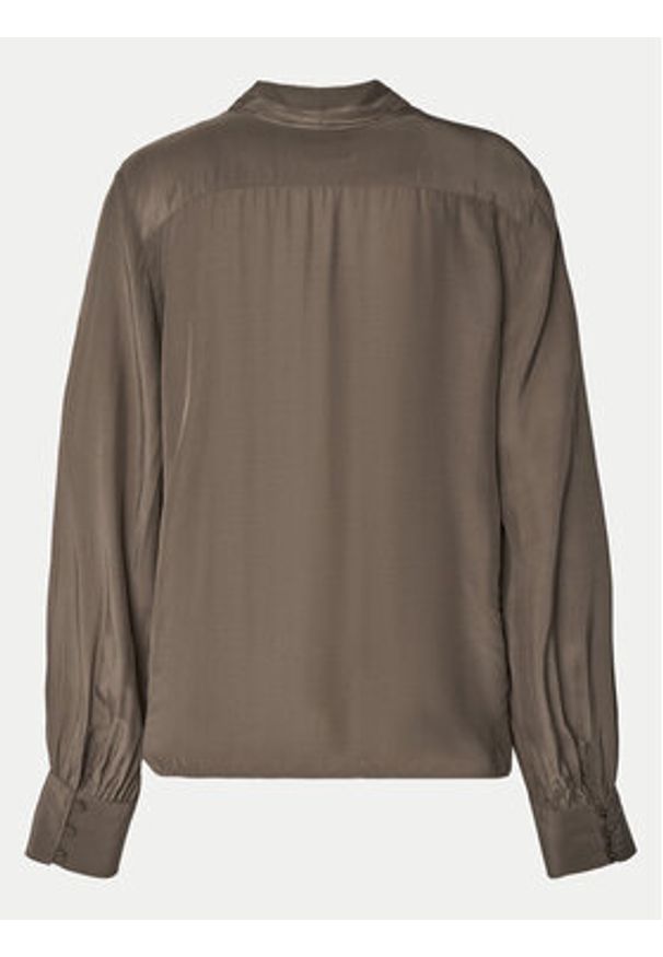 GAP - Gap Bluzka 618636-00 Brązowy Regular Fit. Kolor: brązowy. Materiał: syntetyk