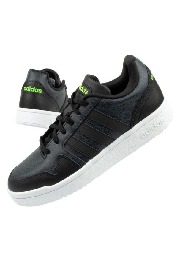 Adidas - Buty adidas Postmove M H00463 czarne. Zapięcie: sznurówki. Kolor: czarny. Materiał: skóra ekologiczna, guma. Szerokość cholewki: normalna