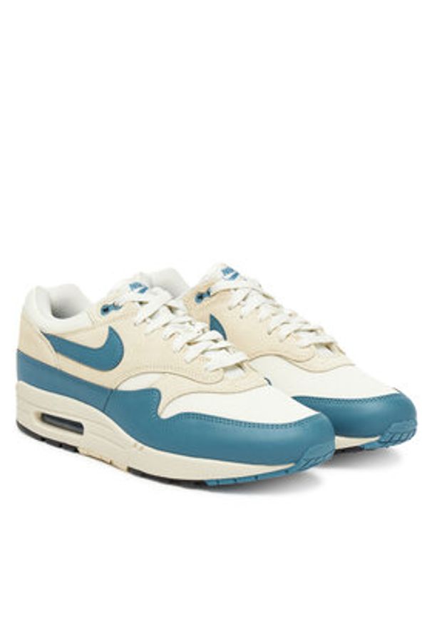Nike Sneakersy Aire Max 1 ESS FZ5808 Écru. Kolor: kremowy. Materiał: skóra, zamsz