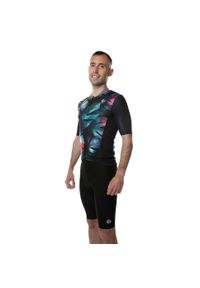 C-LAB - Koszulka rowerowa męska Ottima Monstera. Kolor: czarny. Długość rękawa: krótki rękaw. Długość: krótkie. Sport: kolarstwo