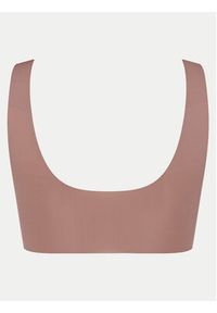 Sloggi Biustonosz top Zero Feel 10217786 Brązowy. Kolor: brązowy. Materiał: syntetyk #4
