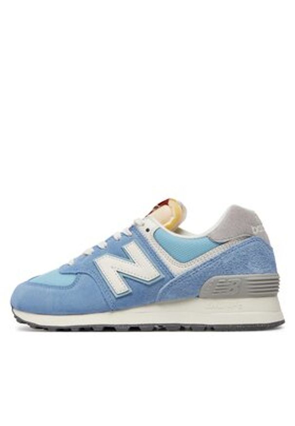 New Balance Sneakersy U574RCA Niebieski. Kolor: niebieski. Materiał: skóra. Model: New Balance 574