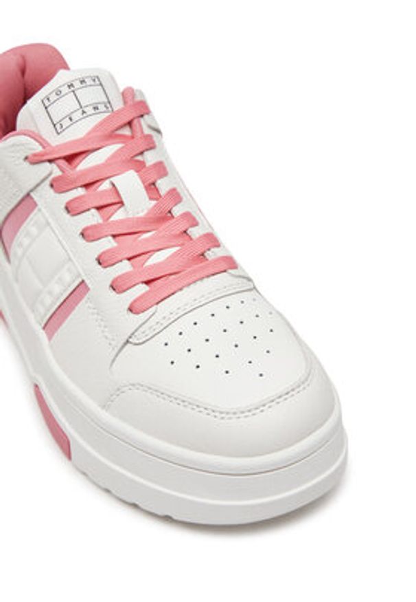 Tommy Jeans Sneakersy EN0EN02702 Biały. Kolor: biały. Materiał: skóra