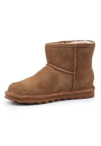 Buty Bearpaw Alyssa Hickory Ii 2130W-220 brązowe. Wysokość cholewki: przed kolano. Kolor: brązowy. Materiał: wełna. Szerokość cholewki: normalna. Sezon: zima