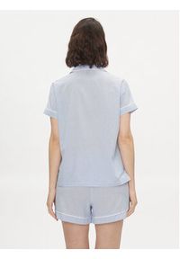 Lauren Ralph Lauren Piżama ILN12308 Niebieski Regular Fit. Kolor: niebieski. Materiał: bawełna #3