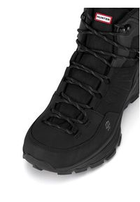 Hunter Trekkingi H1-061 Czarny. Kolor: czarny. Materiał: nubuk, skóra. Sport: turystyka piesza #4