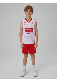4f - 4F Koszulka meczowa replika domowa z sezonu 2025/26 dziecięca 4F x Czarni Słupsk - biała 110/116. Kolor: biały. Materiał: materiał. Wzór: nadruk. Sezon: lato. Sport: fitness #2