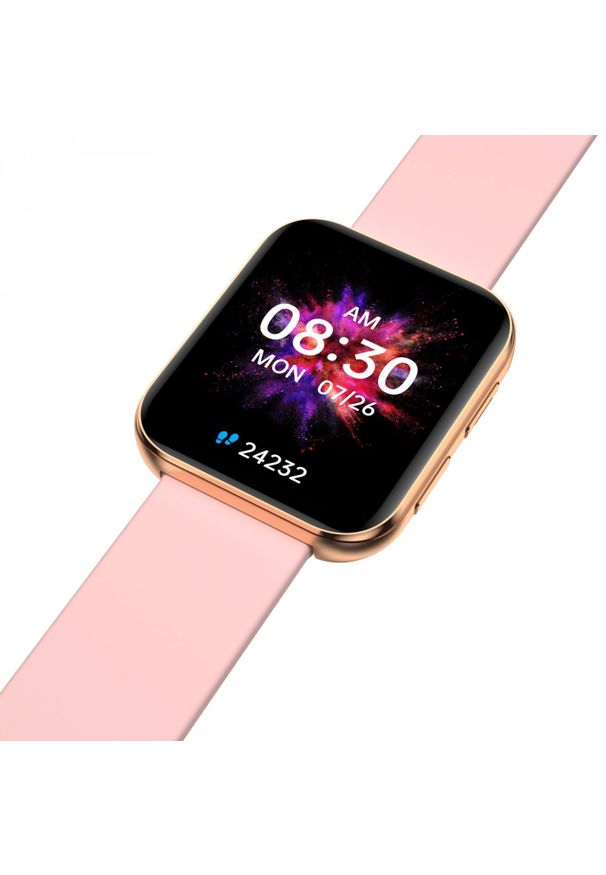 GARETT - Garett GRC Maxx złoty. Rodzaj zegarka: smartwatch. Kolor: złoty. Styl: elegancki, klasyczny, sportowy