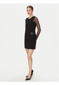 DKNY Sukienka koktajlowa DD4JBD29 Czarny Regular Fit. Kolor: czarny. Materiał: syntetyk. Styl: wizytowy #4