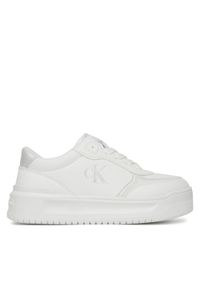 Calvin Klein Jeans Sneakersy V3A9-82021-1355X025 Biały. Kolor: biały. Materiał: skóra