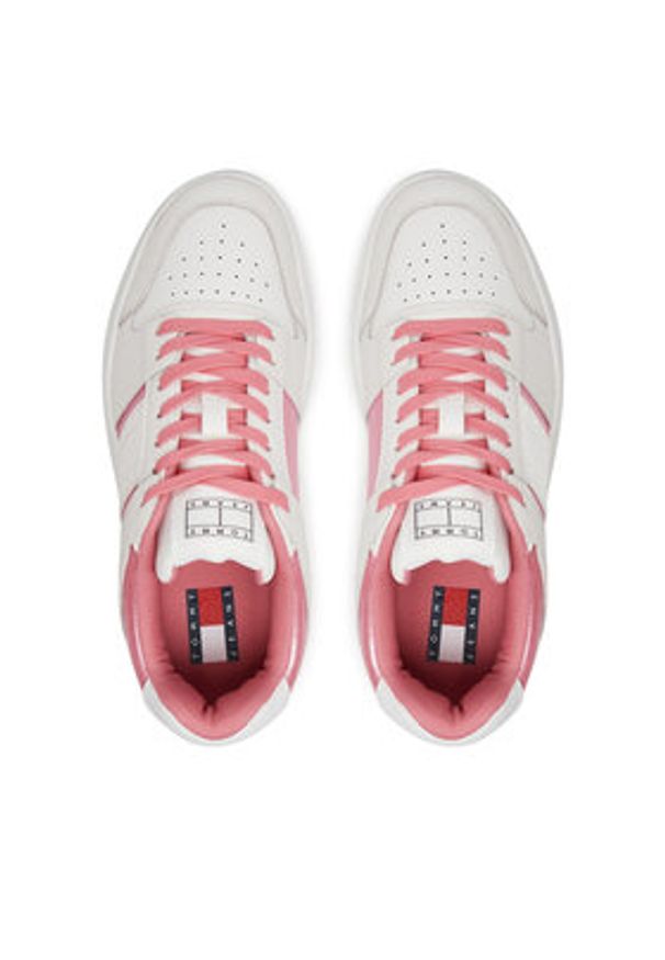 Tommy Jeans Sneakersy EN0EN02702 Biały. Kolor: biały. Materiał: skóra