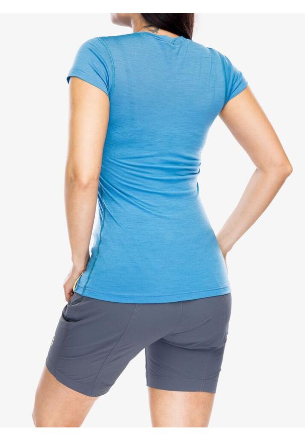 SENSOR - Koszulka merino damska termoaktywna Sensor Merino Active Tee S/S. Kolor: niebieski