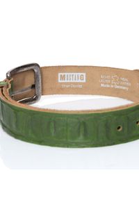 Mustang - MUSTANG PASEK SKÓRZANY 40mm SOPO-MUS023. Materiał: skóra. Wzór: paski. Styl: klasyczny #5