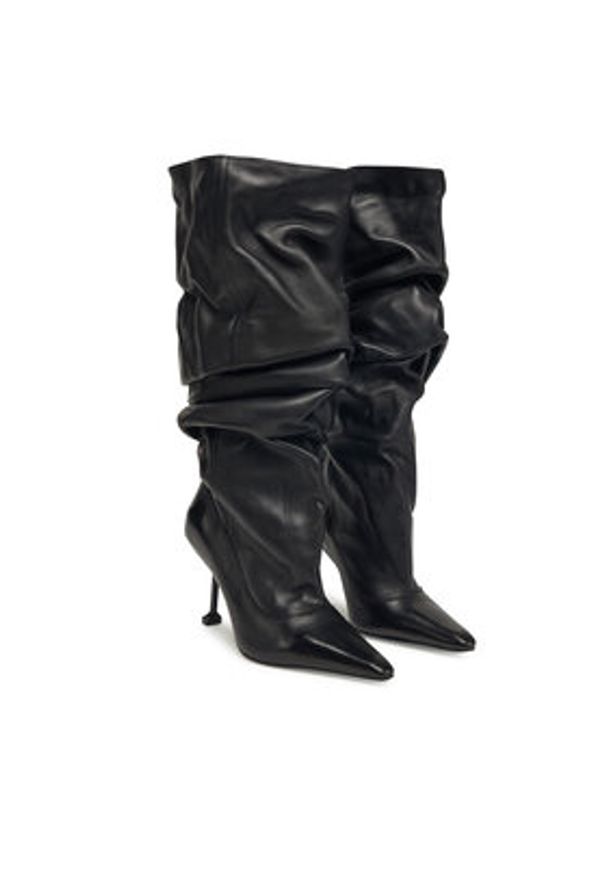 Naked Wolfe Kozaki Vern Czarny. Kolor: czarny. Materiał: skóra