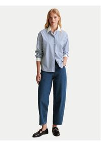 Marc O'Polo Denim Koszula 500 0006 774 Niebieski Regular Fit. Typ kołnierza: polo. Kolor: niebieski. Materiał: bawełna
