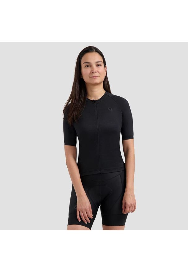 ROGELLI - Koszulka rowerowa damska Rogelli Essential II. Kolor: czarny