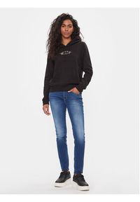 Tommy Jeans Bluza Floral DW0DW16905 Czarny Regular Fit. Kolor: czarny. Materiał: syntetyk
