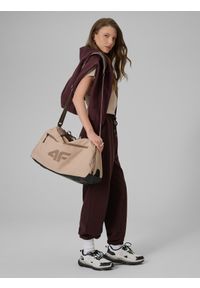 4f - 4F Torba sportowa (25 L) - beżowa Uniwersalny. Kolor: beżowy. Materiał: tkanina, syntetyk, materiał. Sport: fitness #1