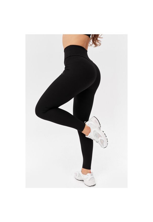 ROUGH RADICAL - Damskie legginsy sportowe fitness Rough Radical Wellness Long. Kolor: czarny. Sport: fitness