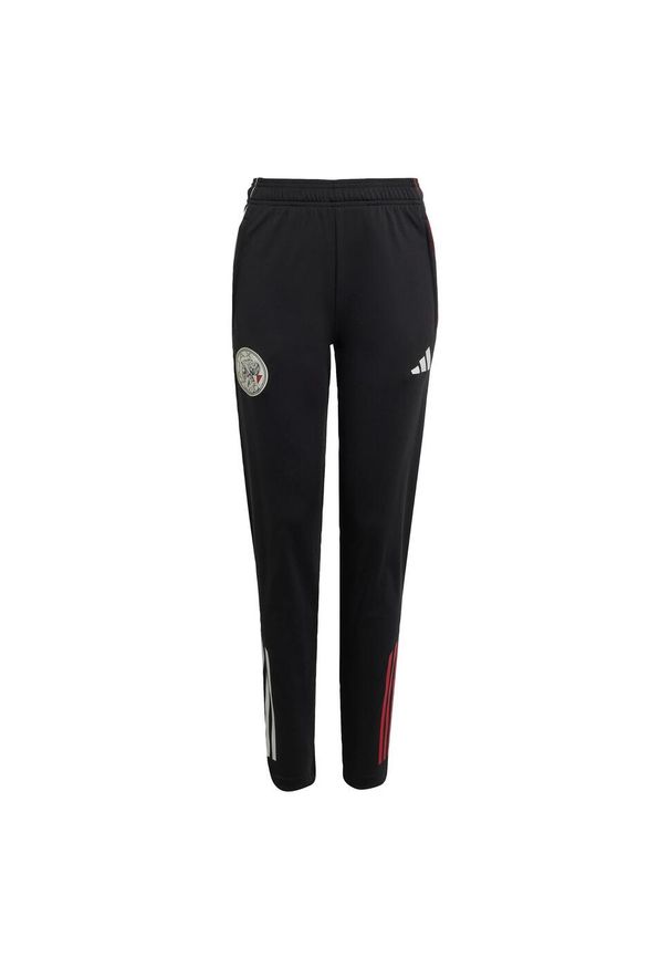 Adidas - Spodnie treningowe dla dzieci Ajax Amsterdam Tiro 25 Competition. Kolor: biały, czerwony, wielokolorowy, czarny