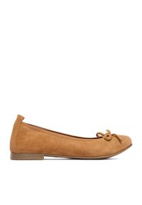 Lasocki Baleriny CEO-RST-ERICA-65 Brązowy. Kolor: brązowy. Materiał: zamsz, skóra #1