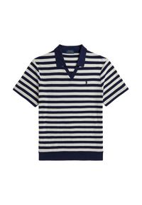 Polo Ralph Lauren Polo 710A13006004 Granatowy Regular Fit. Typ kołnierza: polo. Kolor: niebieski. Materiał: bawełna #1
