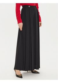 TwinSet - TWINSET Spodnie palazzo 242TT2172 Czarny Wide Leg. Kolor: czarny. Materiał: syntetyk