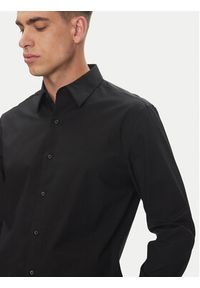 Calvin Klein Koszula LV04LB148G Czarny Slim Fit. Kolor: czarny. Materiał: bawełna #3