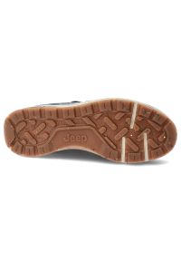 Niebieskie Sneakersy Jeep Sportowe Obuwie Męskie. Okazja: na co dzień, na spacer. Kolor: niebieski. Materiał: zamsz, materiał. Szerokość cholewki: normalna. Sport: turystyka piesza #3