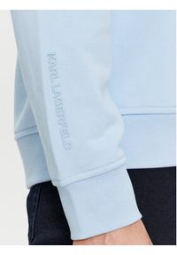 Karl Lagerfeld - KARL LAGERFELD Bluza 705400 541900 Niebieski Regular Fit. Typ kołnierza: dekolt w karo. Kolor: niebieski. Materiał: bawełna #5