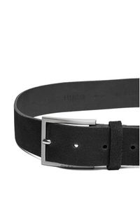 Hugo - HUGO Pasek Męski 50497455 Czarny. Kolor: czarny. Materiał: zamsz, skóra #3