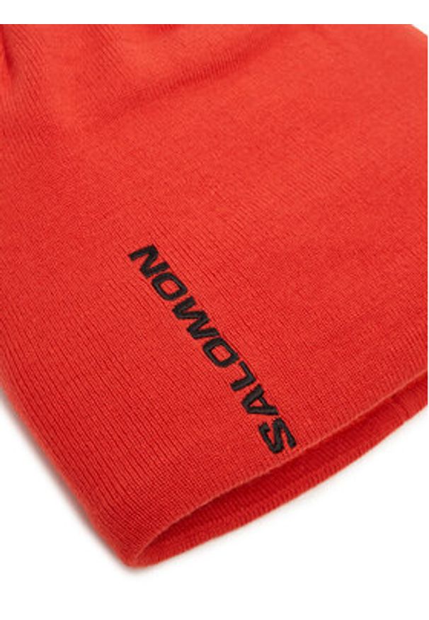 salomon - Salomon Czapka Graphic LC2708800 Czerwony. Kolor: czerwony. Materiał: wełna, materiał