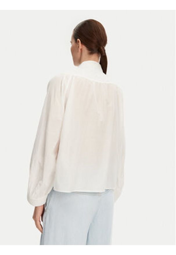 Munthe Bluzka Frantz 251100525130 Écru Loose Fit. Materiał: wiskoza